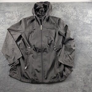 Jones New York Black Lightweight Coat Xl